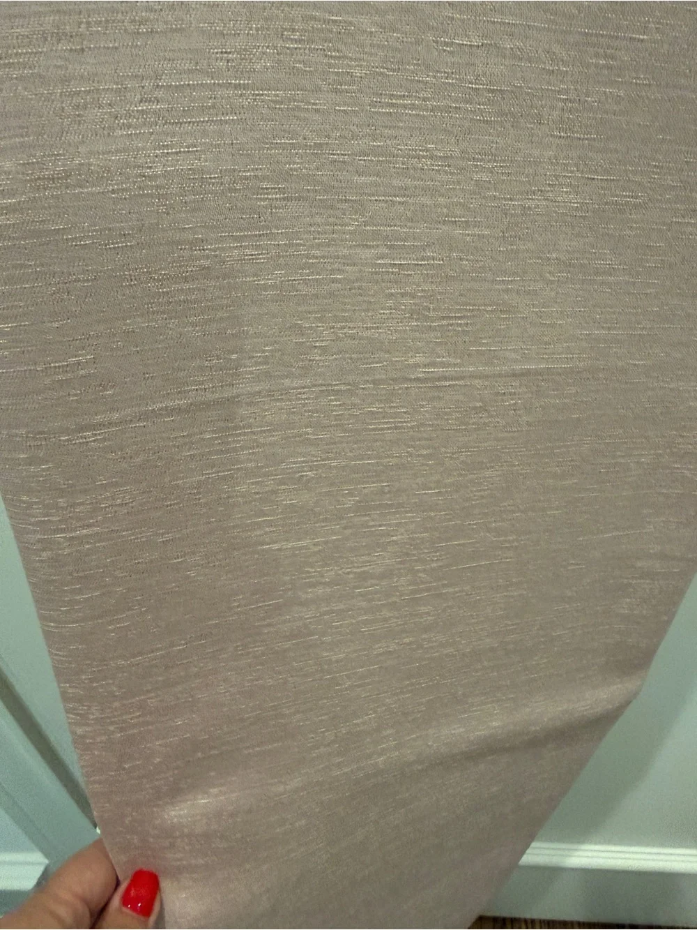 Dusty Pink Grommet Drapery Panels set of 2